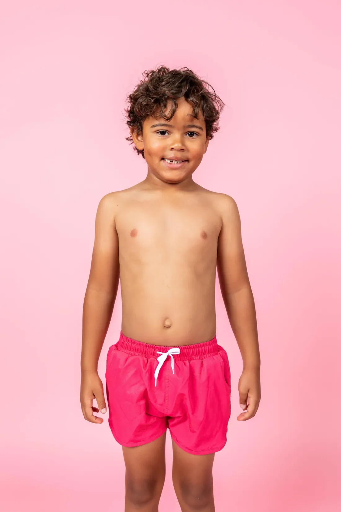Kortni Jeane Pink Raspberry | Mini Retro Shorties PinkRaspberry Clearance