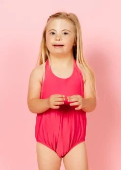 Kortni Jeane Pink Raspberry | Mini Romper One-Piece PinkRaspberry Outlet