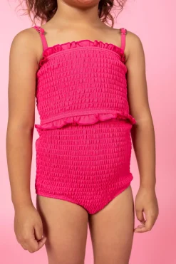 Kortni Jeane Pink Raspberry | Mini Smocked Bottoms PinkRaspberry Discount