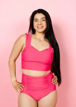 Kortni Jeane Pink Raspberry | Ripple Top PinkRaspberry Fashion