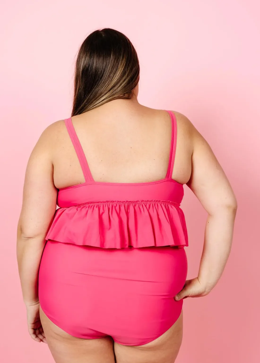Kortni Jeane Pink Raspberry | Ruched Bottoms 2.0 PinkRaspberry Clearance