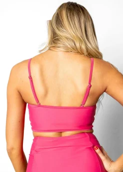 Kortni Jeane Pink Raspberry | VD Crop Top PinkRaspberry Clearance
