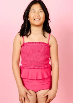 Kortni Jeane Pink Raspberry | Youth Bandeau Top PinkRaspberry New