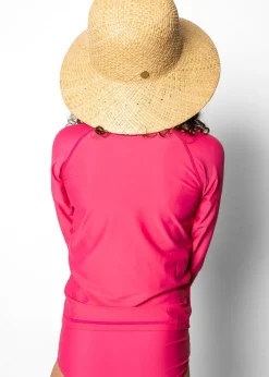 Kortni Jeane Pink Raspberry | Youth Rashguard Top (Unisex) PinkRaspberry Sale