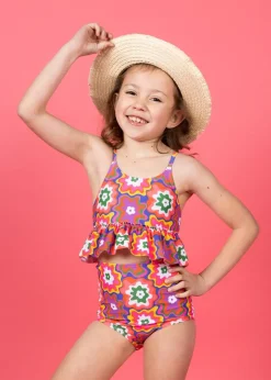 Kortni Jeane Psychedelic Flower | Mini High-Waisted Bottom Best