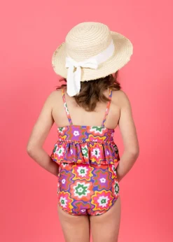 Kortni Jeane Psychedelic Flower | Mini High-Waisted Bottom Best