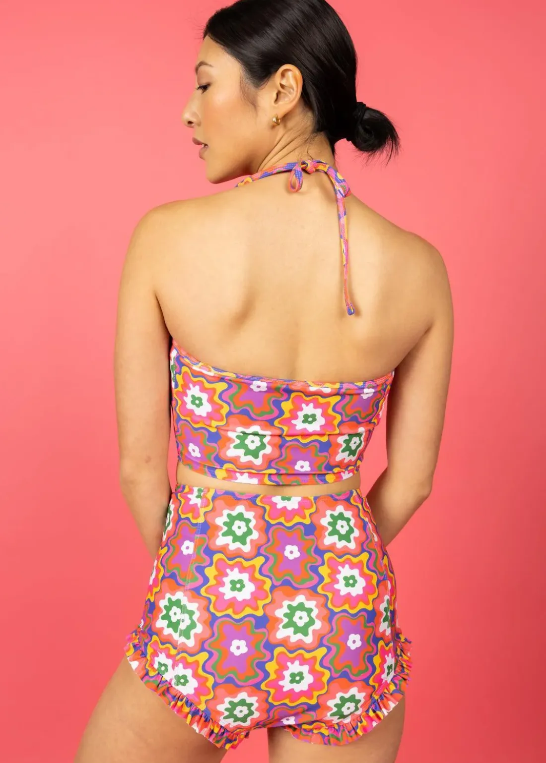 Kortni Jeane Psychedelic Flower | Tied-Up Top PsychedelicFlower Outlet