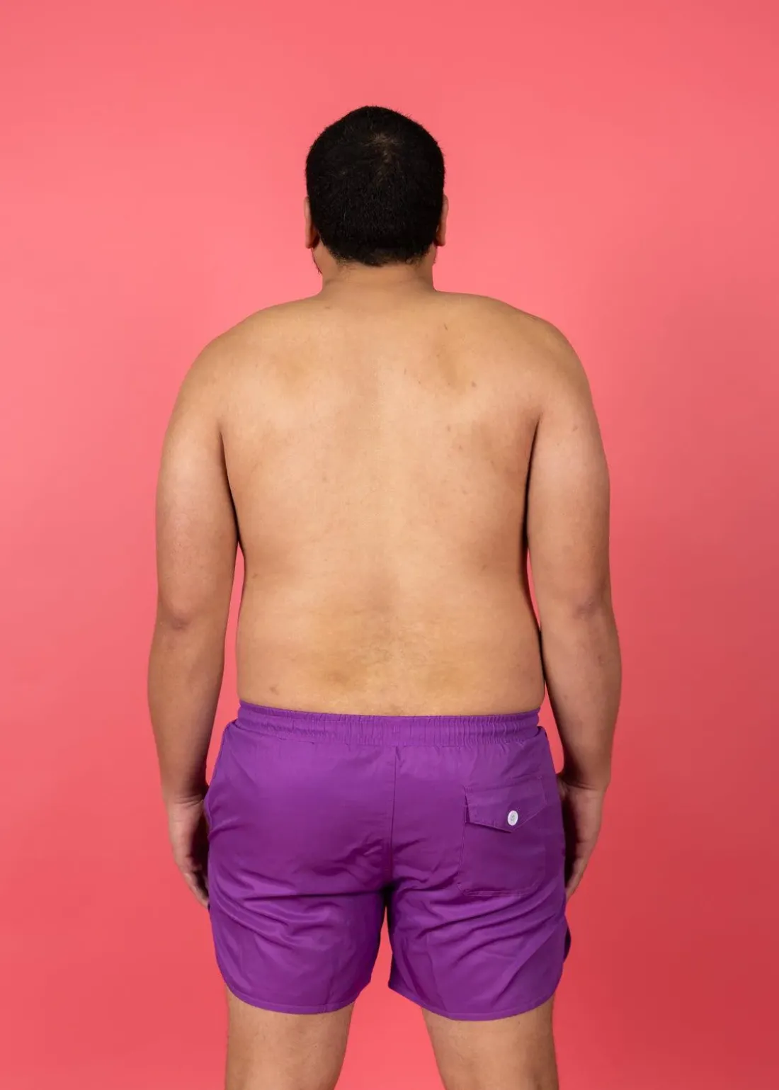 Kortni Jeane | Mens Retro Shorties Purple Fashion