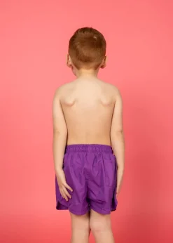 Kortni Jeane Purple | Mini Retro Shorties RibbedPurple Online