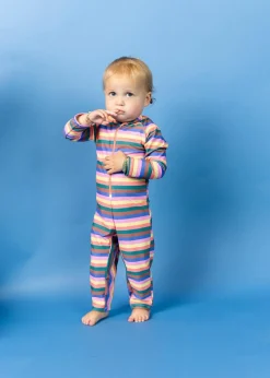 Kortni Jeane Retro Stripe | Baby Rashguard One-Piece (Unisex) RetroStripe Fashion