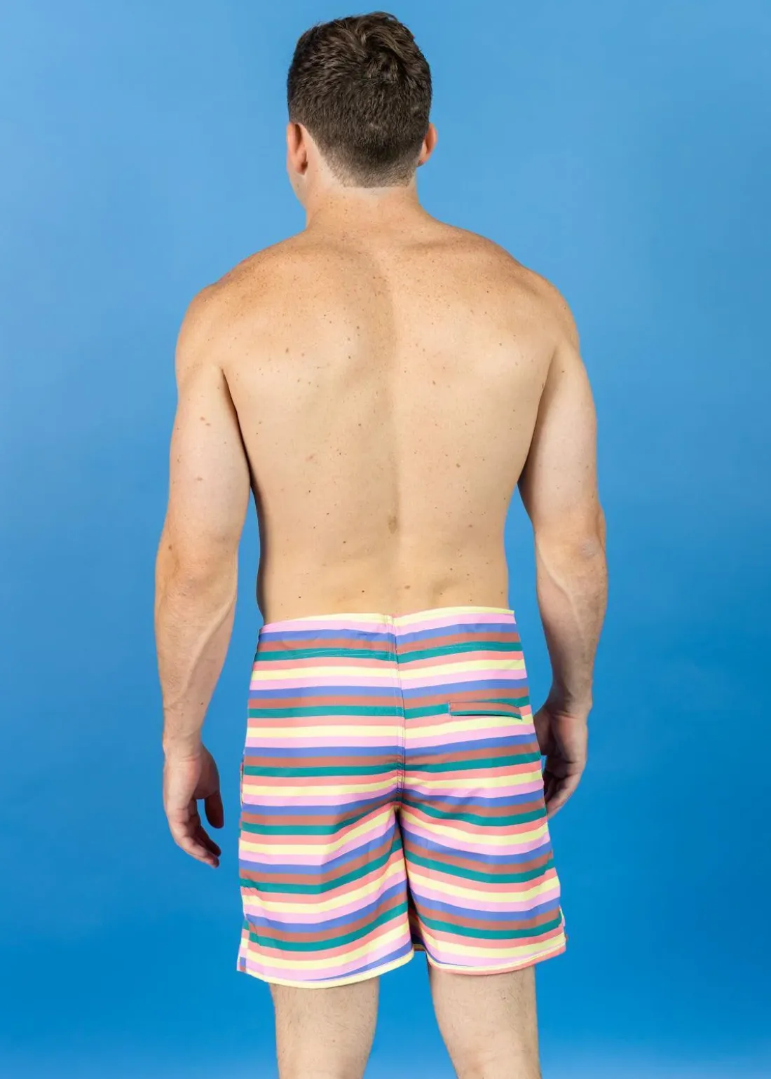 Kortni Jeane Retro Stripe | Mens Boardies RetroStripe Discount