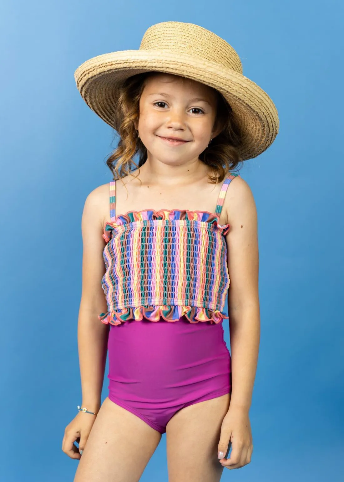 Kortni Jeane Retro Stripe | Mini Bandeau Top RetroStripe Hot
