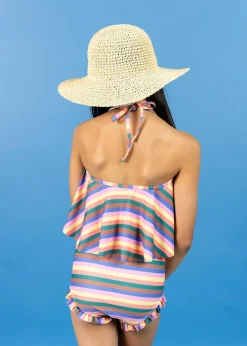 Kortni Jeane Retro Stripe | Youth All Ruffled Up Bottoms RetroStripe Fashion
