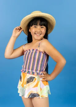 Kortni Jeane Retro Stripe | Youth Bandeau Top RetroStripe Hot