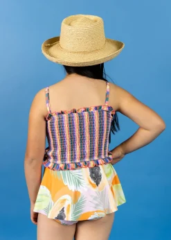 Kortni Jeane Retro Stripe | Youth Bandeau Top RetroStripe Hot