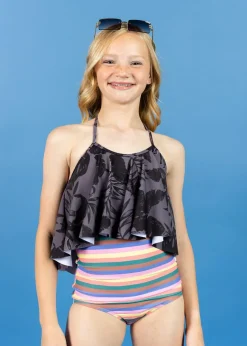 Kortni Jeane Retro Stripe | Youth High-Waisted Bottoms RetroStripe Best