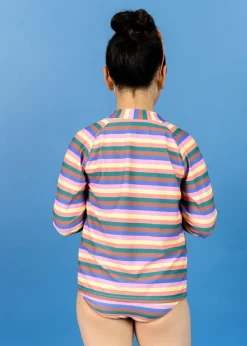 Kortni Jeane Retro Stripe | Youth Rashguard Top (Unisex) RetroStripe New