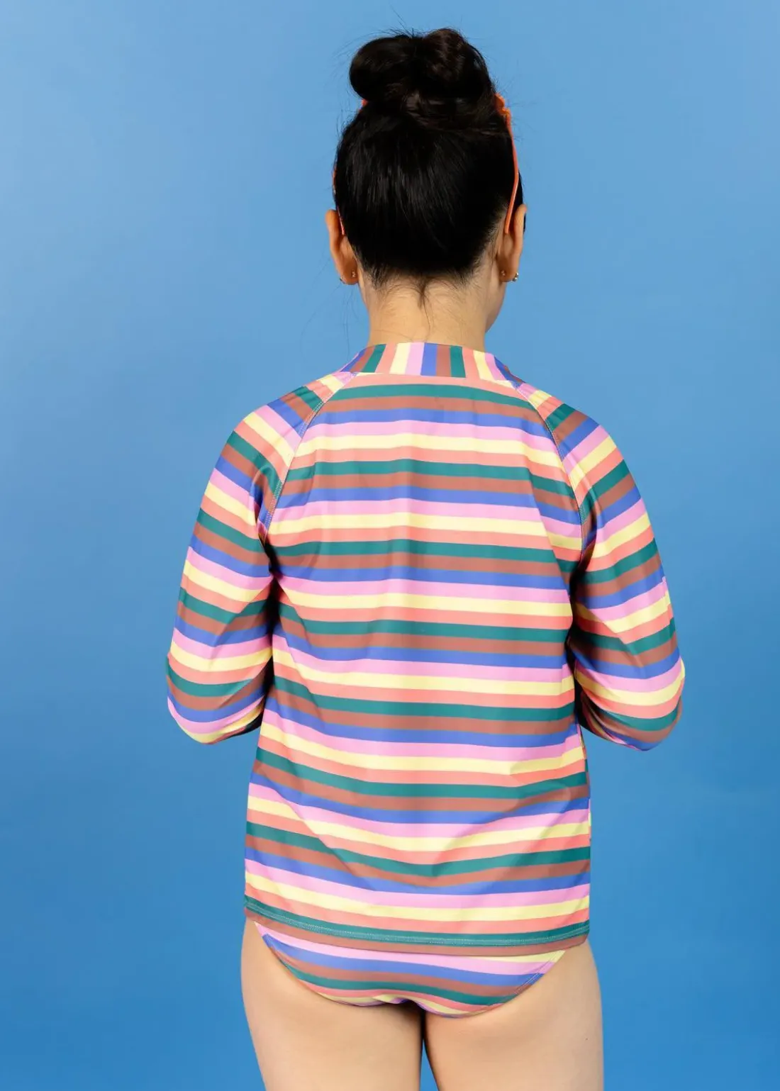 Kortni Jeane Retro Stripe | Youth Rashguard Top (Unisex) RetroStripe New