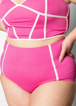 Kortni Jeane Ribbed Azalea Pink | Lined Up Bottoms RibbedAzaleaPink Hot