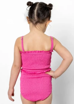 Kortni Jeane Ribbed Azalea Pink | Mini Bandeau Top RibbedAzaleaPink New