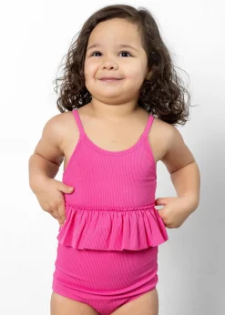 Kortni Jeane Ribbed Azalea Pink | Mini High-Waisted Bottoms RibbedAzaleaPink Discount