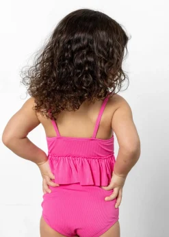 Kortni Jeane Ribbed Azalea Pink | Mini High-Waisted Bottoms RibbedAzaleaPink Discount