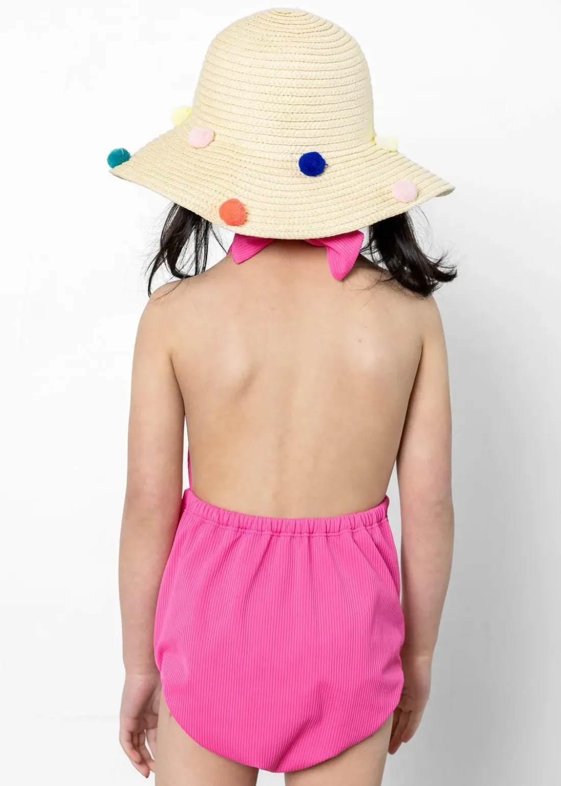 Kortni Jeane Ribbed Azalea Pink | Mini Romper One-Piece RibbedAzaleaPink Best