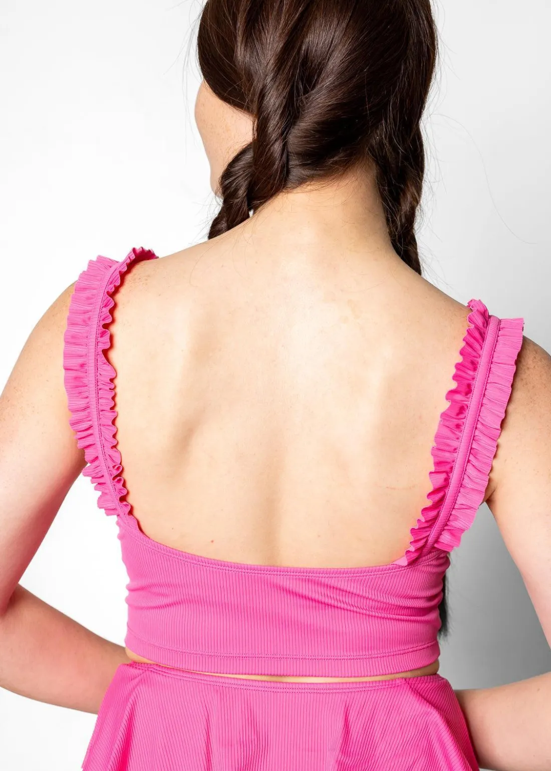Kortni Jeane Ribbed Azalea Pink | Ripple Top RibbedAzaleaPink Discount