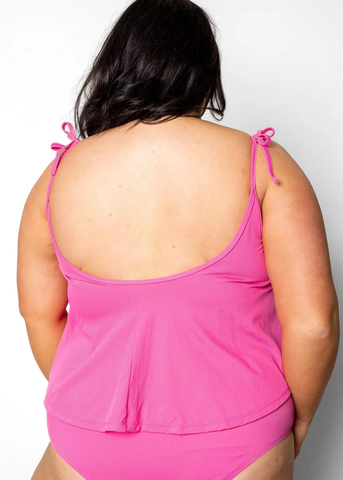 Kortni Jeane Ribbed Azalea Pink | Swing Top RibbedAzaleaPink New