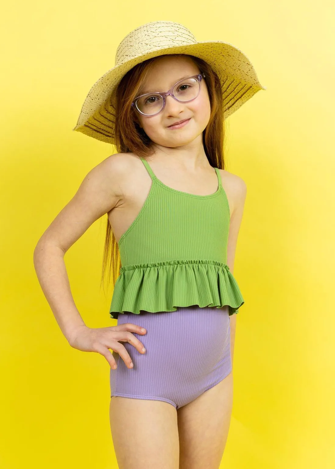 Kortni Jeane Ribbed Dusty Purple | Mini High-Waisted Bottoms RibbedDustyPurple Hot