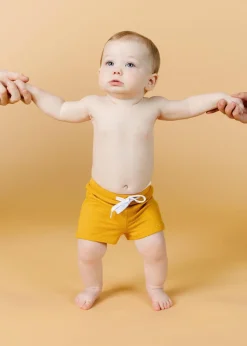 Kortni Jeane Ribbed Golden | Baby Euro Shorts RibbedGolden Clearance