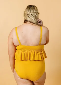 Kortni Jeane Ribbed Golden | Maternity Bottoms RibbedGolden Sale