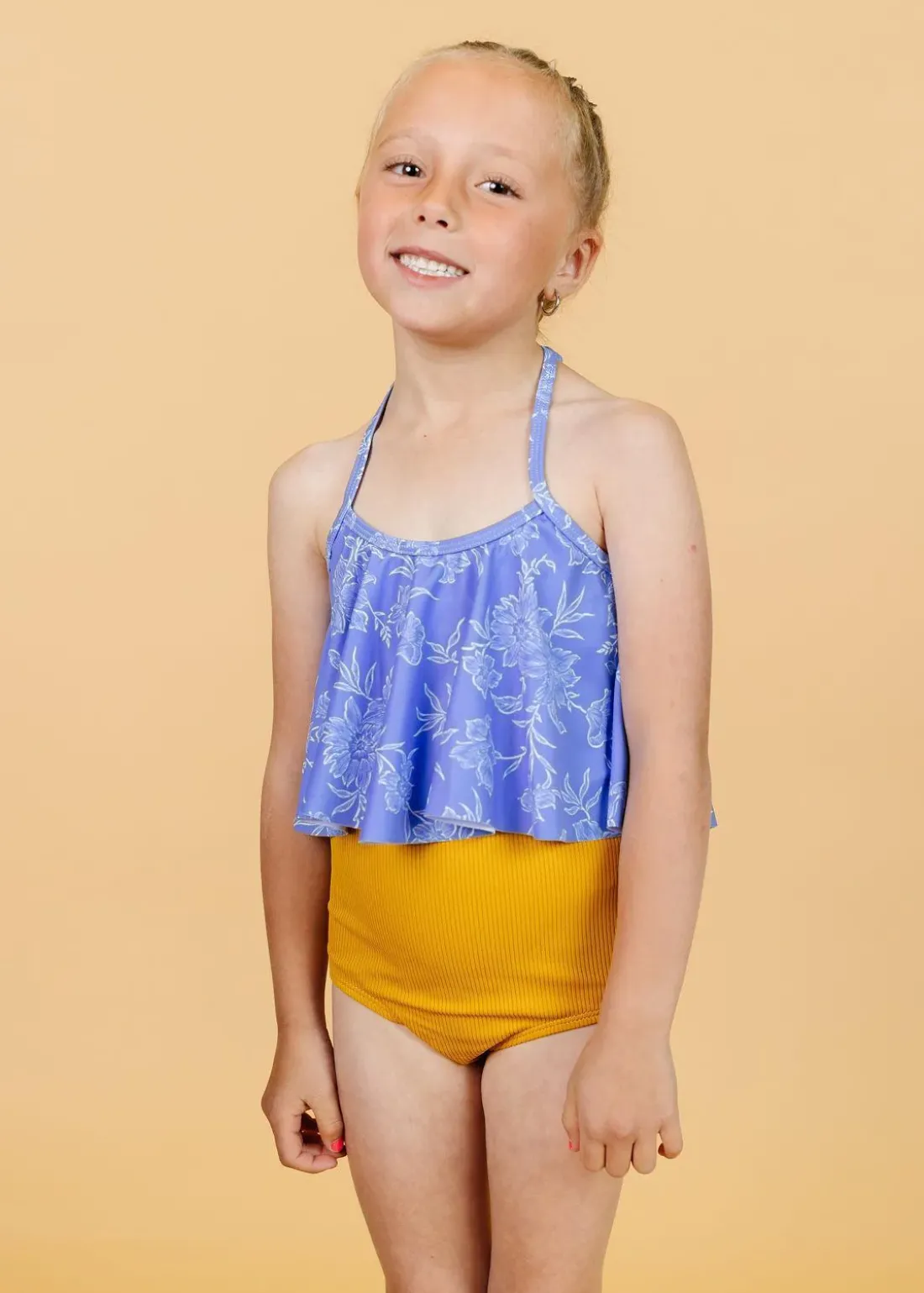 Kortni Jeane Ribbed Golden | Mini High-Waisted Bottoms RibbedGolden Hot