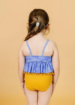 Kortni Jeane Ribbed Golden | Mini Mid-Ruffle Bottoms RibbedGolden Clearance
