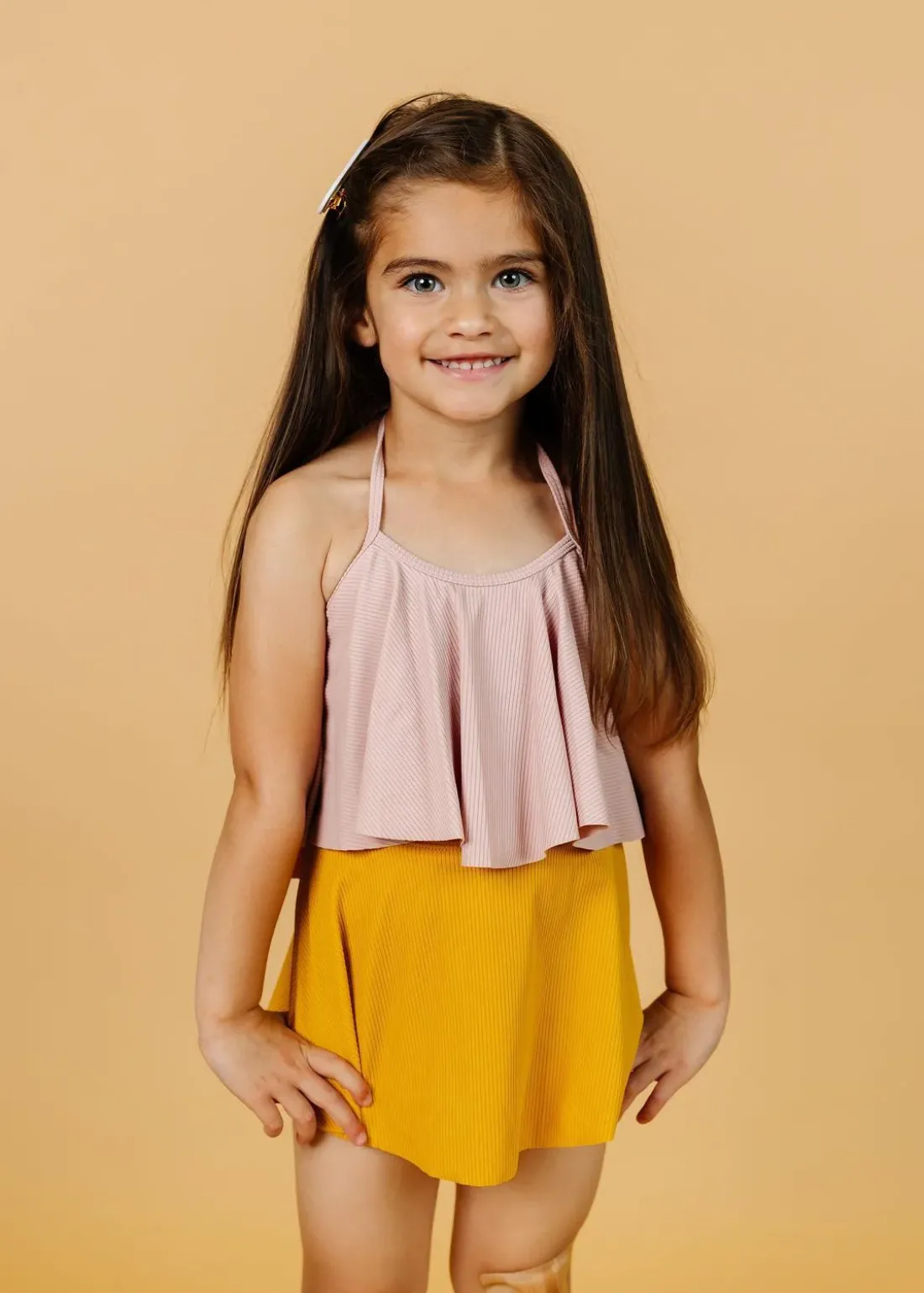 Kortni Jeane Ribbed Light Mauve | Mini Swing Top RibbedLightMauve Hot