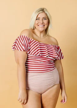 Kortni Jeane Ribbed Light Mauve | Ruched Bottoms 2.0 RibbedLightMauve Best