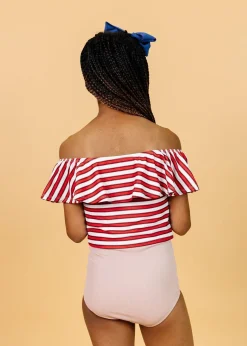 Kortni Jeane Ribbed Light Mauve | Youth High-Waisted Bottoms RibbedLightMauve Online