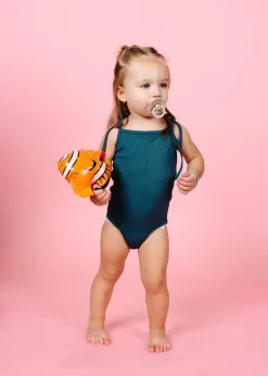Kortni Jeane Ribbed Midnight Teal | Baby Simply One-Piece RibbedMidnightTeal Best