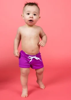 Kortni Jeane Ribbed Purple | Baby Euro Shorts RibbedPurple Fashion