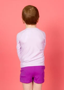 Kortni Jeane Ribbed Purple | Mini Euro Shorts RibbedPurple Outlet