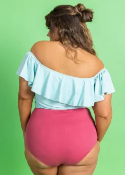 Kortni Jeane Ribbed Roseate | Tie-Up-Front Bottoms RibbedRoseate Discount