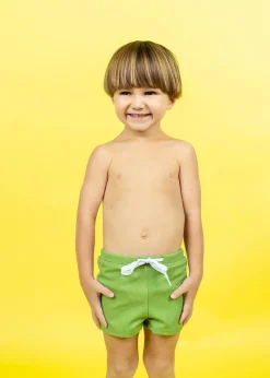 Kortni Jeane Ribbed Spring Green | Mini Euro Shorts RibbedSpringGreen Best