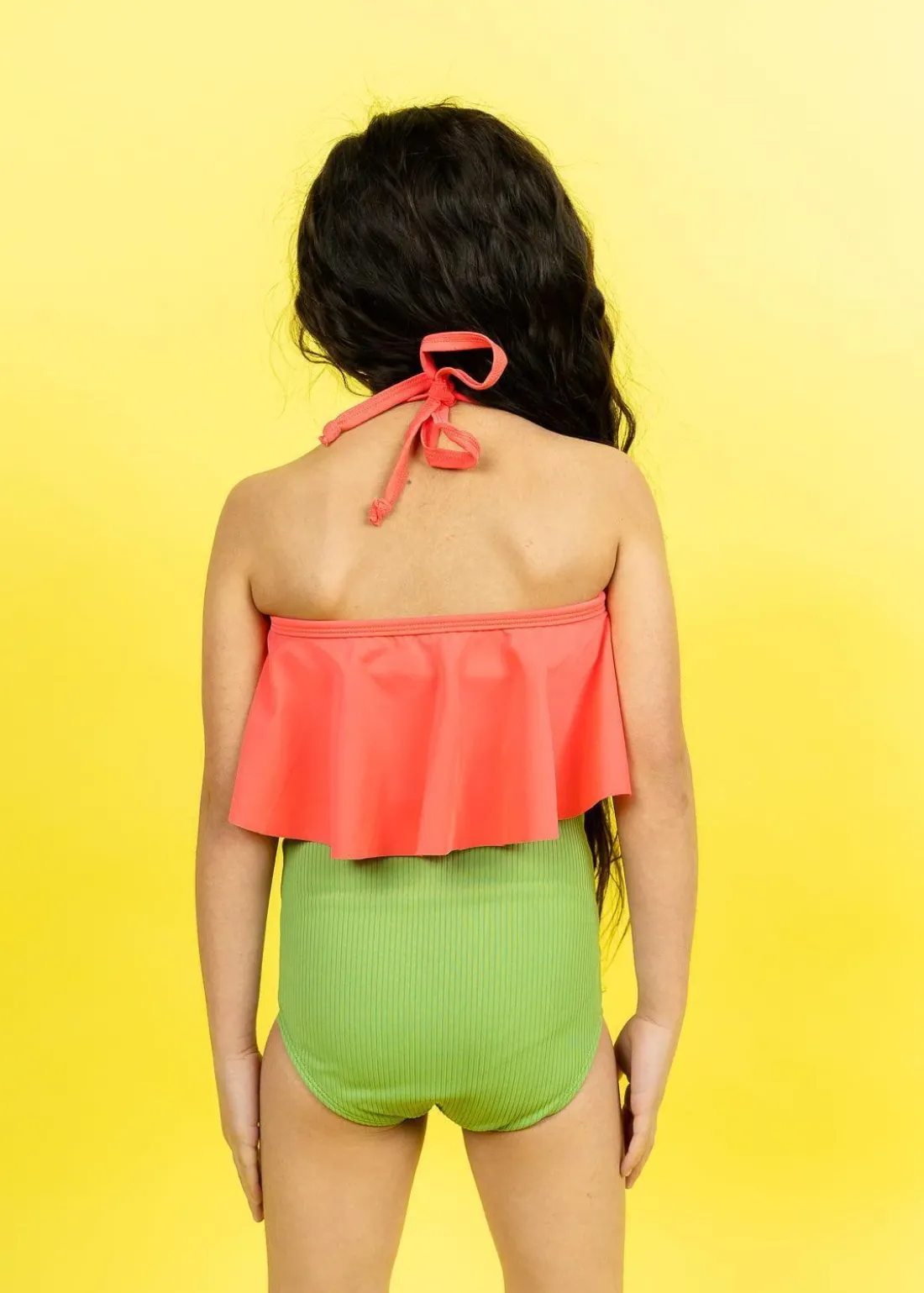 Kortni Jeane Ribbed Spring Green | Mini High-Waisted Bottoms RibbedSpringGreen Discount