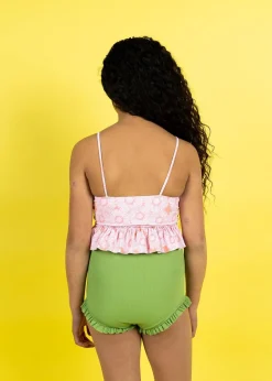 Kortni Jeane Ribbed Spring Green | Youth All Ruffled Up Bottoms RibbedSpringGreen New