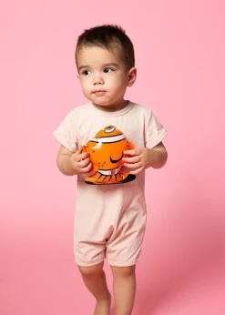 Kortni Jeane Ribbed Whipped Peach | Baby Shorties Rashguard (Unisex) RibbedWhippedPeach Hot