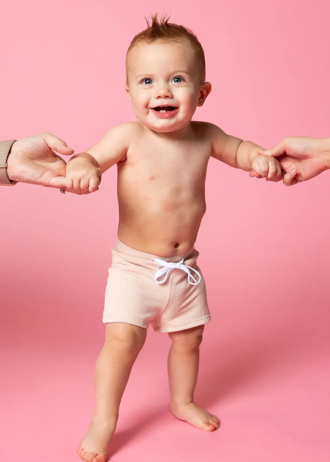 Kortni Jeane Ribbed Whipped Peach | Baby Euro Shorts RibbedWhippedPeach Outlet