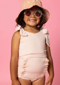 Kortni Jeane Ribbed Whipped Peach | Mini Knot Top RibbedWhippedPeach Hot