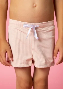 Kortni Jeane Ribbed Whipped Peach | Mini Euro Shorts RibbedWhippedPeach Online