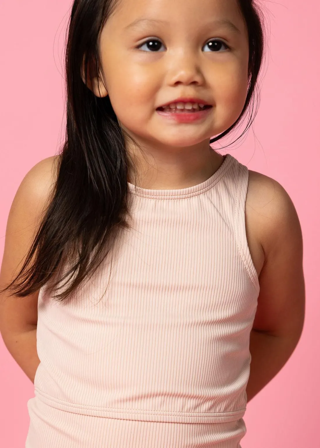 Kortni Jeane Ribbed Whipped Peach | Mini Racer Back Top RibbedWhippedPeach Outlet