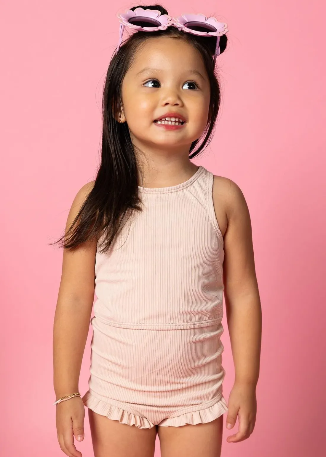 Kortni Jeane Ribbed Whipped Peach | Mini Racer Back Top RibbedWhippedPeach Outlet